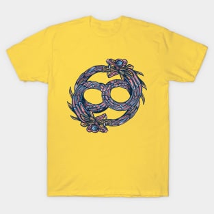 Ouroboros Quetzalcoatl Mexican Design T-Shirt